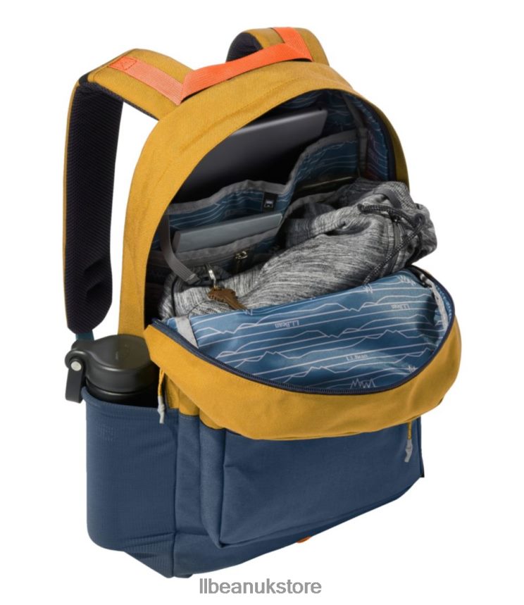 Accessories L.L.Bean Mountain Classic Cordura Pack Classic Navy/Antique Gold Unisex 0VRR666227