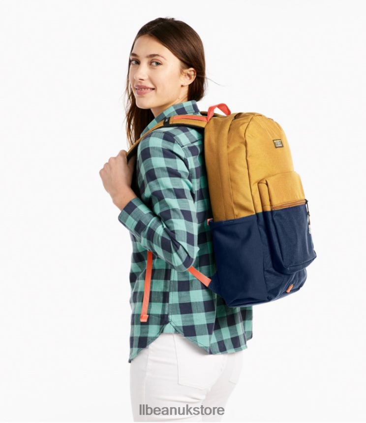 Accessories L.L.Bean Mountain Classic Cordura Pack Classic Navy/Antique Gold Unisex 0VRR666227