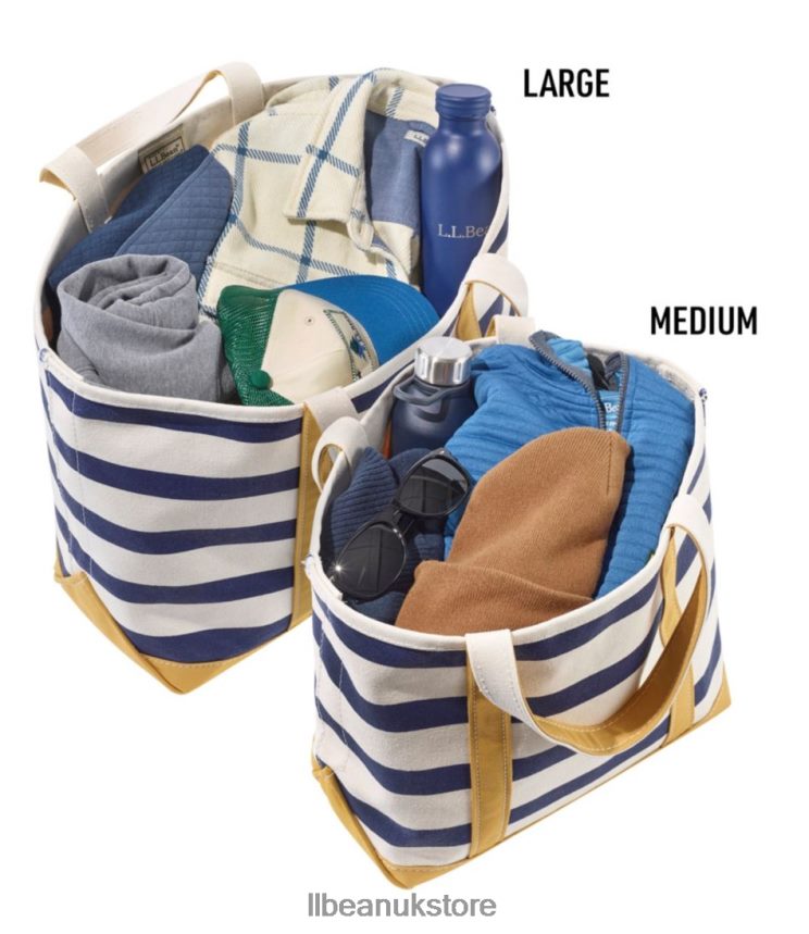 Accessories L.L.Bean Boat and Tote Bright Navy Sailor Stripe Unisex 0VRR662340