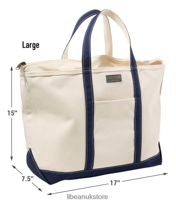 Accessories L.L.Bean Boat and Tote Zip-Top with Pocket Blue Unisex 0VRR665408