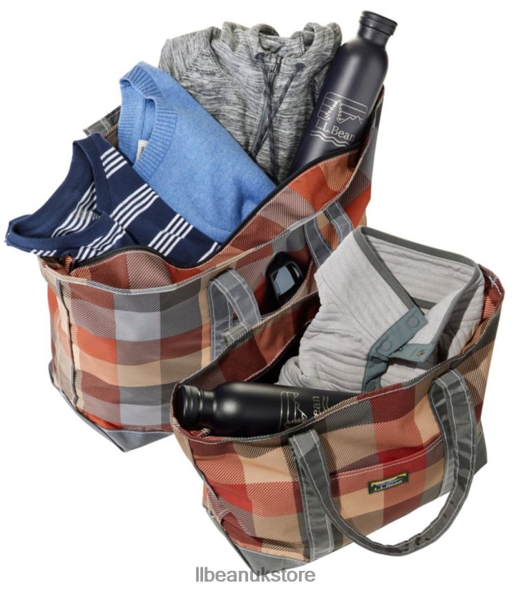 Accessories L.L.Bean Everyday Lightweight Tote Plaid Red Buffalo Plaid Unisex 0VRR664212