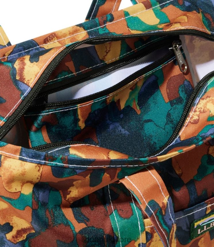 Accessories L.L.Bean Everyday Lightweight Tote Print Warm Coral Camo Unisex 0VRR662386