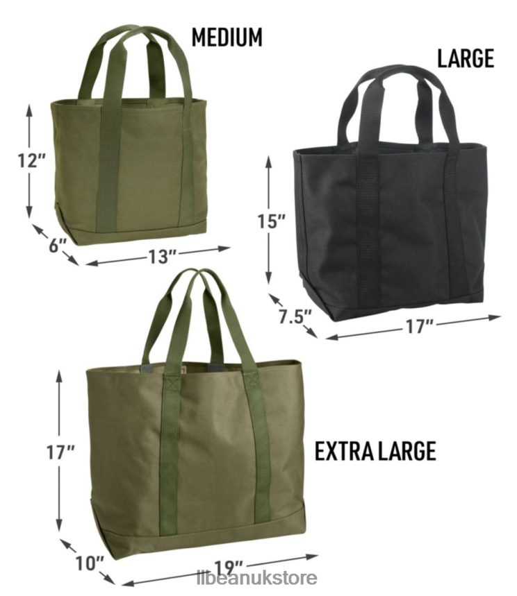 Accessories L.L.Bean Hunter's Tote Bag Open-Top Black Unisex 0VRR666123