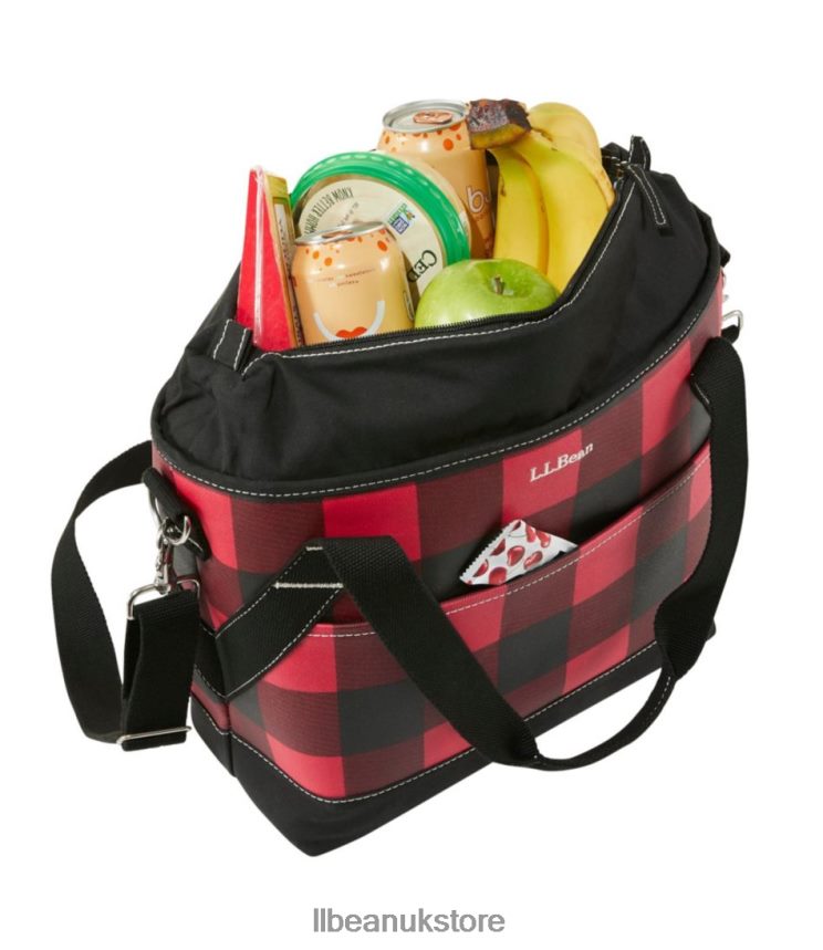 Accessories L.L.Bean Insulated Tote Mountain Red Buffalo Plaid Unisex 0VRR664297