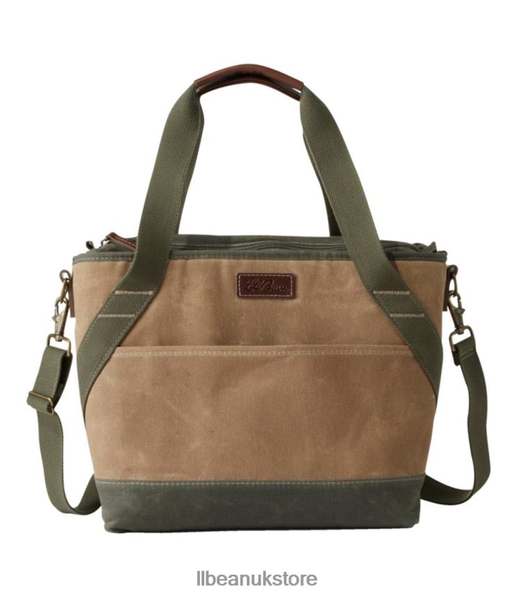 Accessories L.L.Bean Insulated Waxed-Canvas Tote Khaki Unisex 0VRR661337