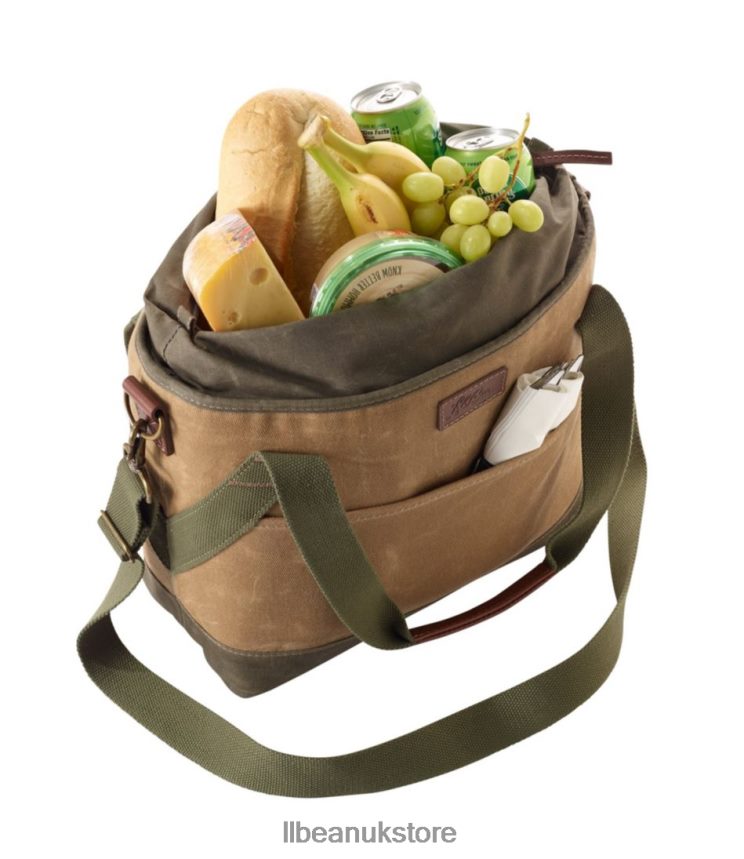 Accessories L.L.Bean Insulated Waxed-Canvas Tote Navy Unisex 0VRR663912