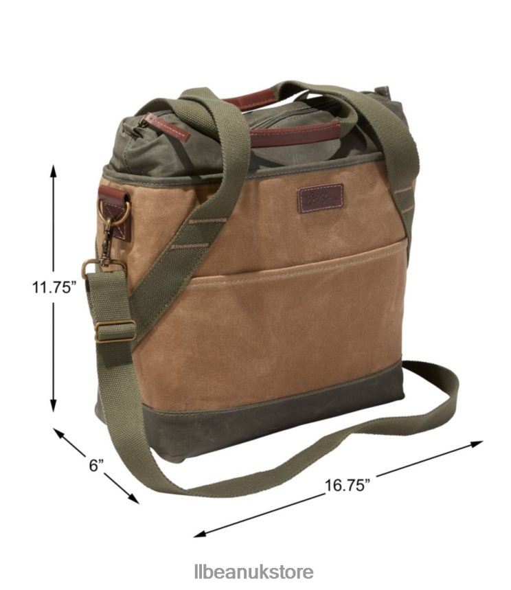Accessories L.L.Bean Insulated Waxed-Canvas Tote Navy Unisex 0VRR663912