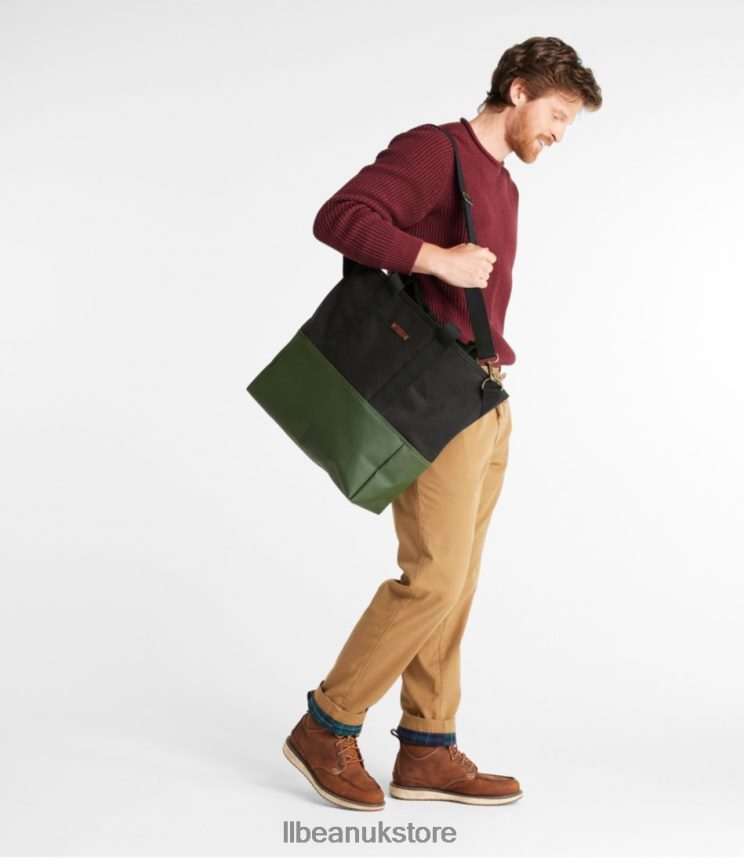 Accessories L.L.Bean Nor'easter Tote Bag Forest Shade/Midnight Black Unisex 0VRR665406