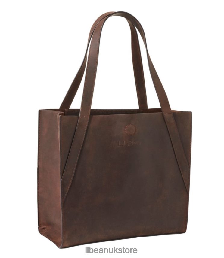 Accessories L.L.Bean Stonington Full-Grain Leather Tote Camel Unisex 0VRR662357