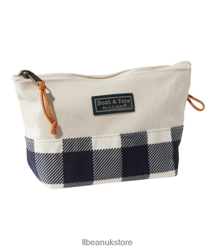Accessories L.L.Bean Boat and Tote Zip Pouch Bright Navy Buffalo Unisex 0VRR666744