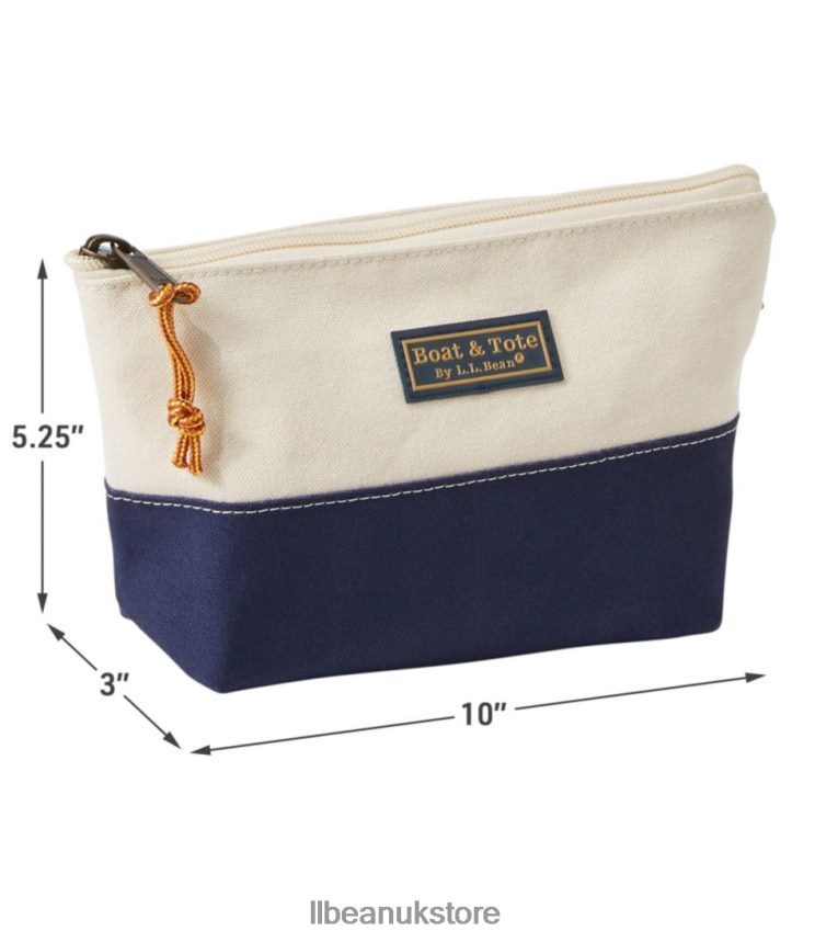 Accessories L.L.Bean Boat and Tote Zip Pouch Bright Navy Buffalo Unisex 0VRR666744