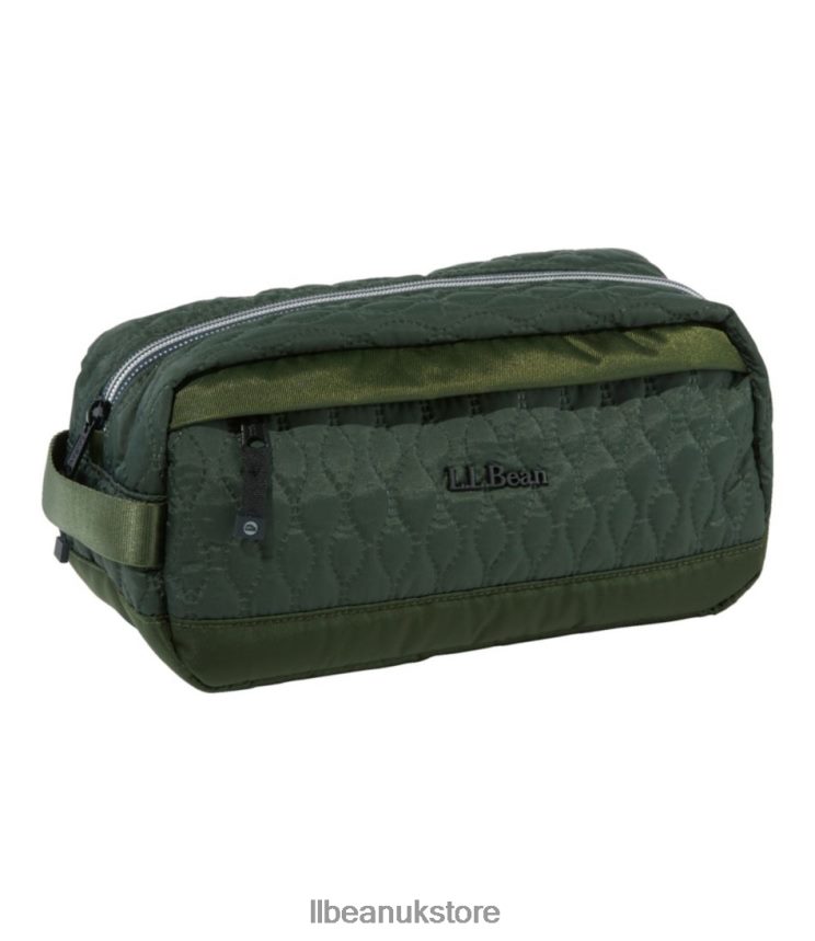 Accessories L.L.Bean Boundless Quilted Toiletry Kit Forest Shade Unisex 0VRR662411