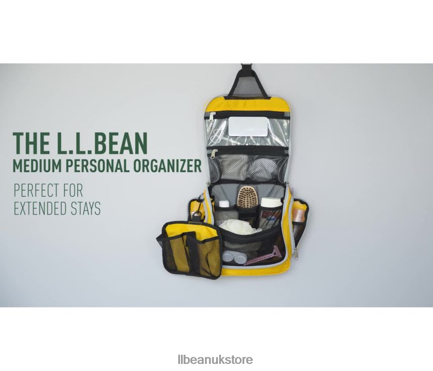 Accessories L.L.Bean Personal Organizer Toiletry Bag Black Unisex 0VRR667086