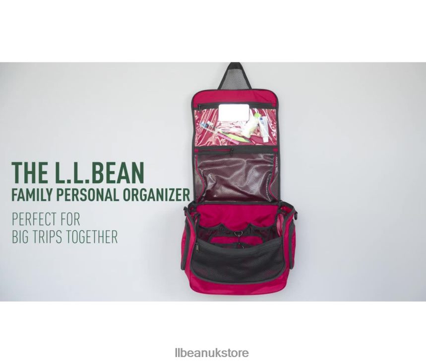 Accessories L.L.Bean Personal Organizer Toiletry Bag Family Size Crisp Lapis Unisex 0VRR665445