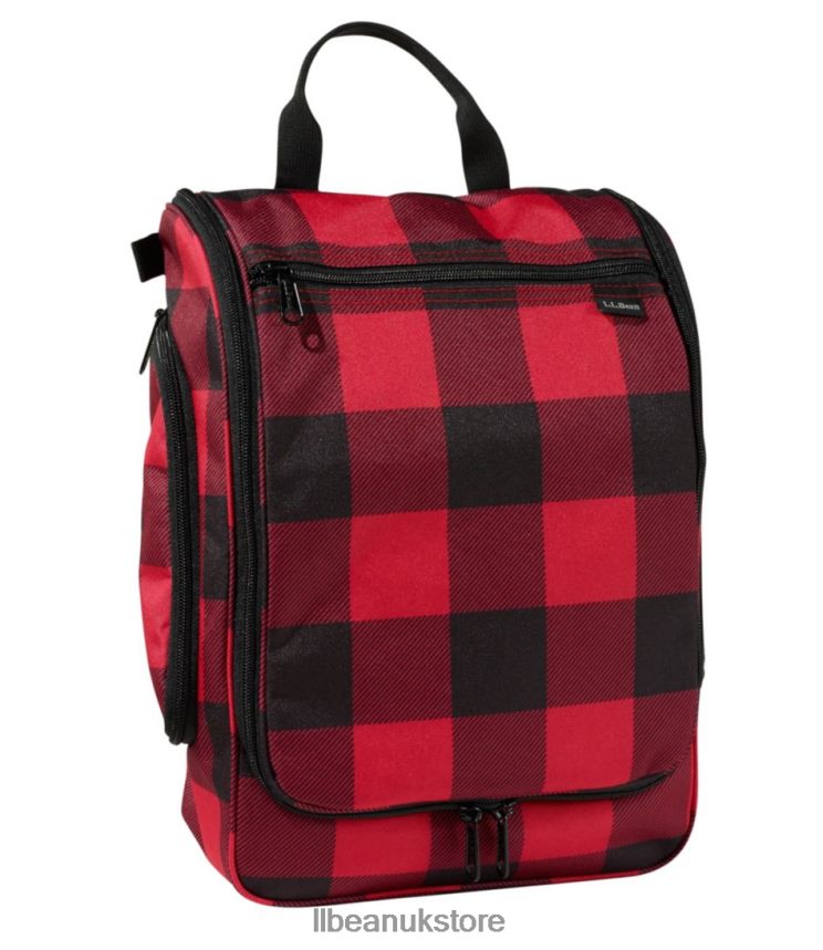 Accessories L.L.Bean Personal Organizer Toiletry Bag Red Buffalo Plaid Unisex 0VRR665407
