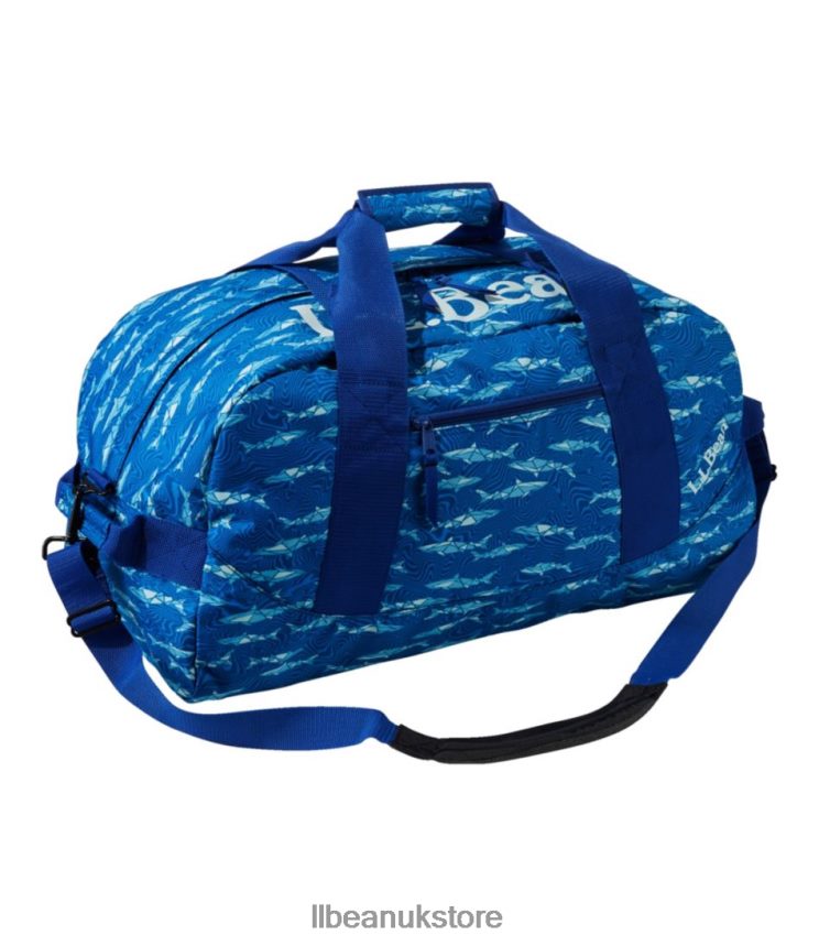 Accessories L.L.Bean Adventure Duffle Regatta Blue Geo Shark Unisex 0VRR664254