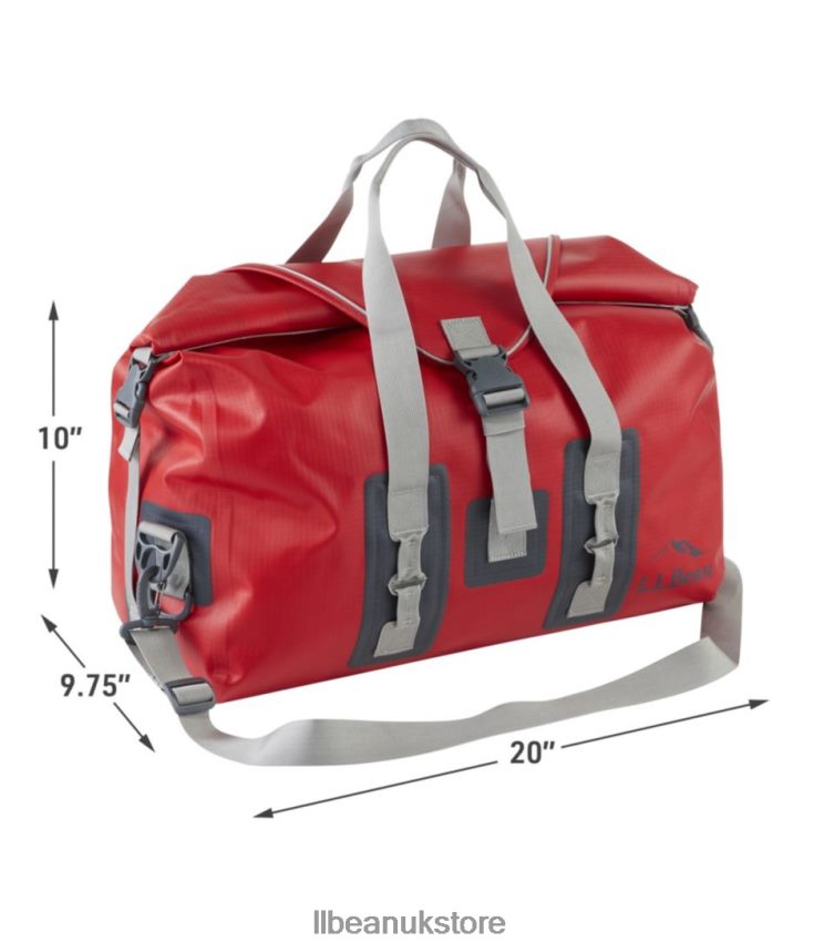 Accessories L.L.Bean Adventure Pro Waterproof Duffle Lobster Red Unisex 0VRR664096