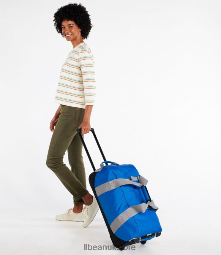 Accessories L.L.Bean Adventure Rolling Duffle Bag Light Gray Heather Unisex 0VRR666241