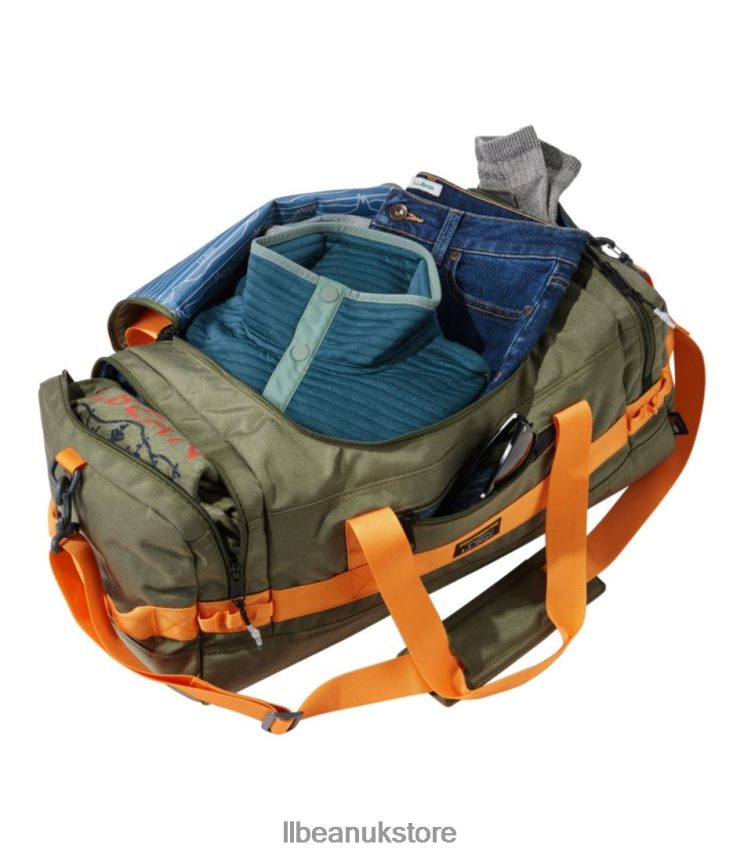 Accessories L.L.Bean Mountain Classic Cordura Duffle Black/Warm Teal Unisex 0VRR666238
