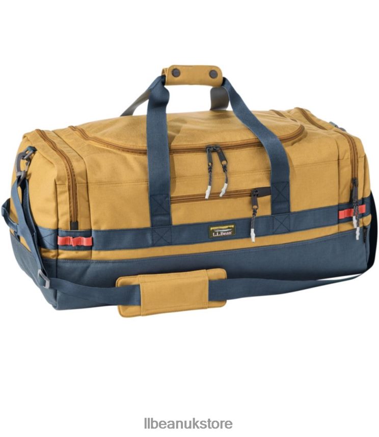 Accessories L.L.Bean Mountain Classic Cordura Duffle Medium Antique Gold/Navy Unisex 0VRR664265