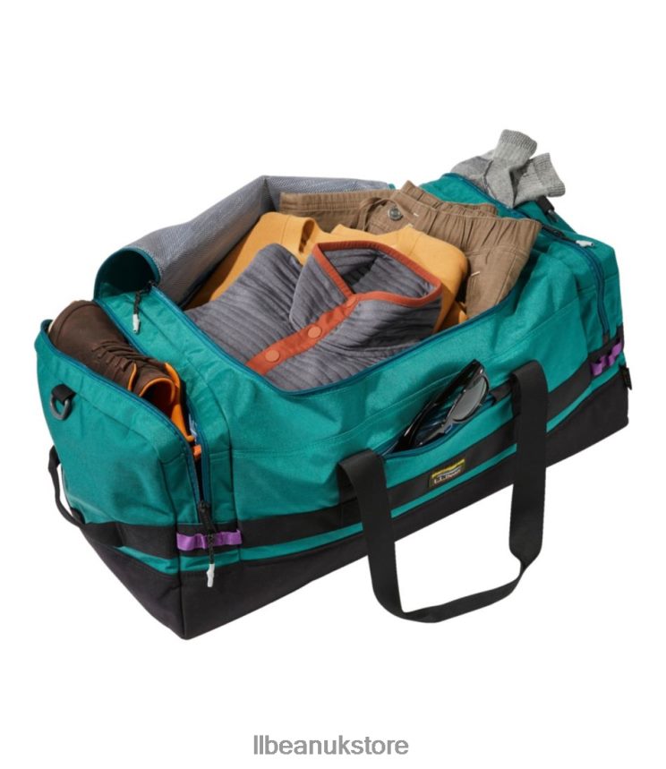 Accessories L.L.Bean Mountain Classic Cordura Duffle Medium Antique Gold/Navy Unisex 0VRR664265
