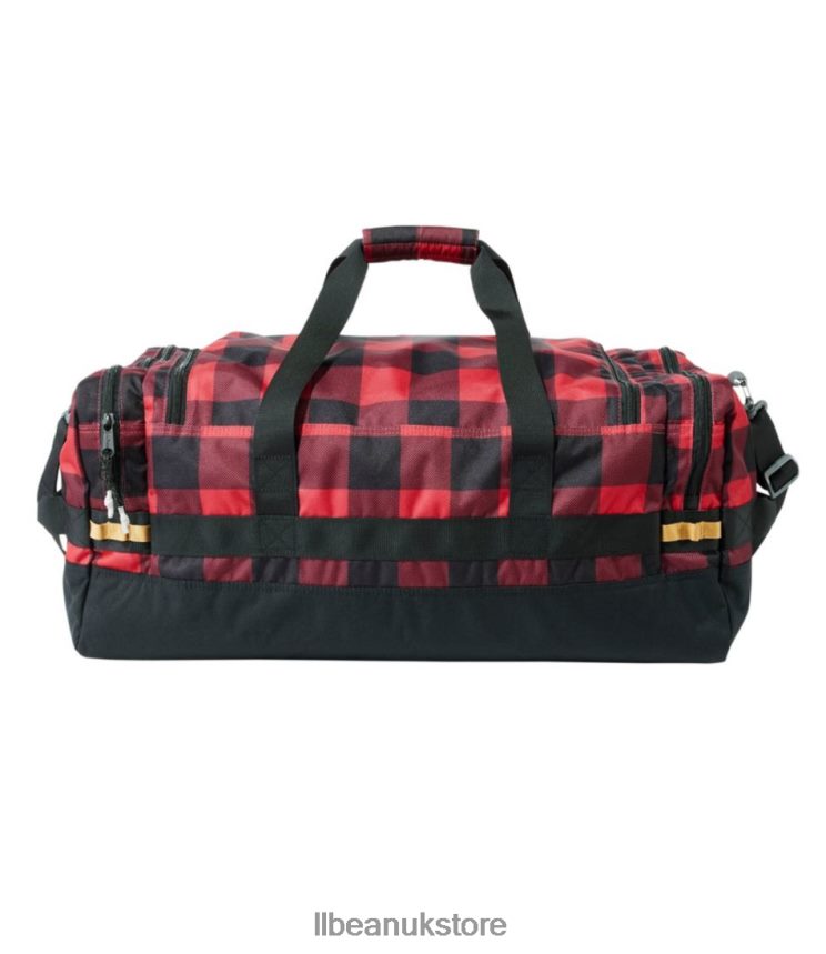 Accessories L.L.Bean Mountain Classic Cordura Duffle Print Black/Red Buffalo Unisex 0VRR662435