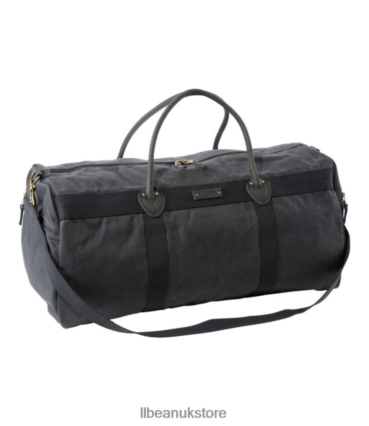 Accessories L.L.Bean Waxed Canvas Duffle Black Unisex 0VRR666255
