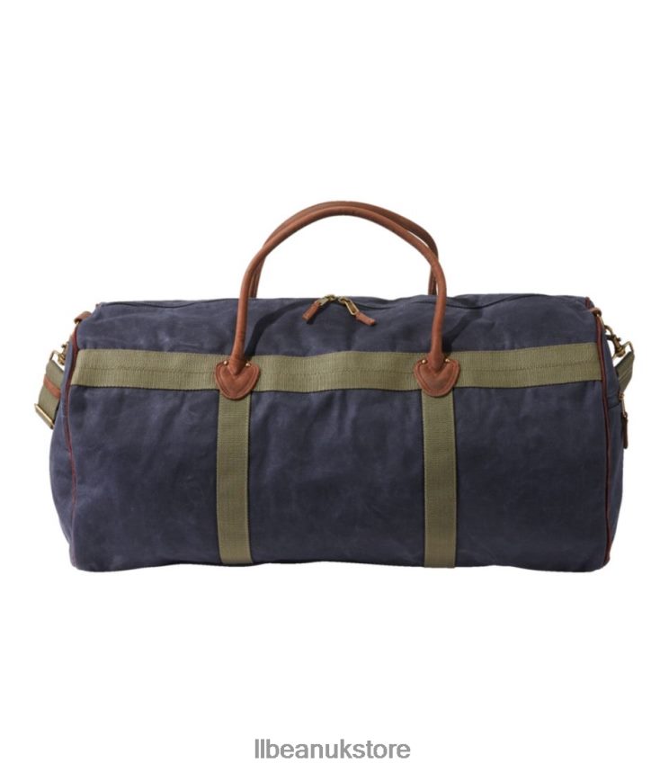 Accessories L.L.Bean Waxed Canvas Duffle Dark Khaki Unisex 0VRR665487