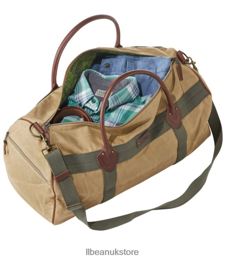 Accessories L.L.Bean Waxed Canvas Duffle Feldspar Unisex 0VRR664264