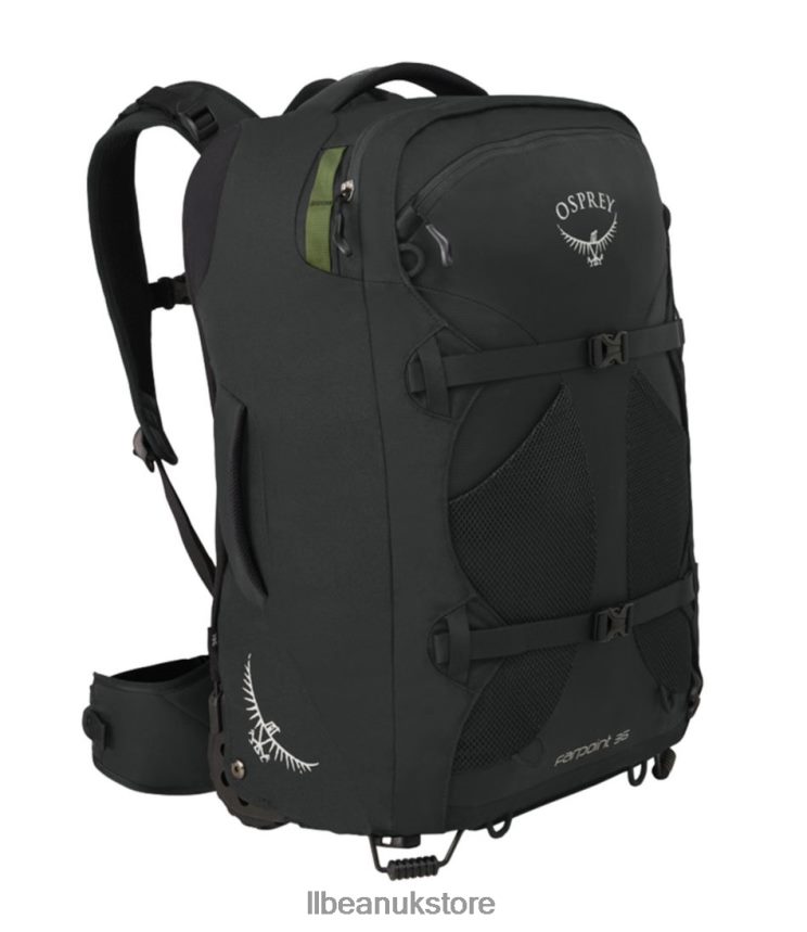 Accessories L.L.Bean Osprey Farpoint Wheeled Travel Pack Black Unisex 0VRR662449