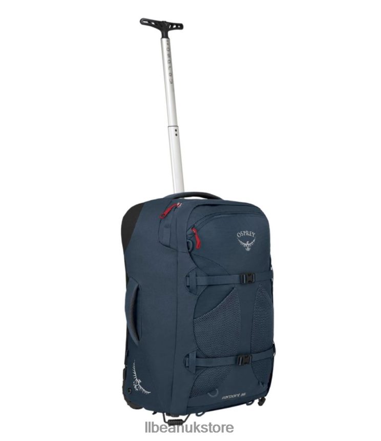 Accessories L.L.Bean Osprey Farpoint Wheeled Travel Pack Muted Space Blue Unisex 0VRR664313