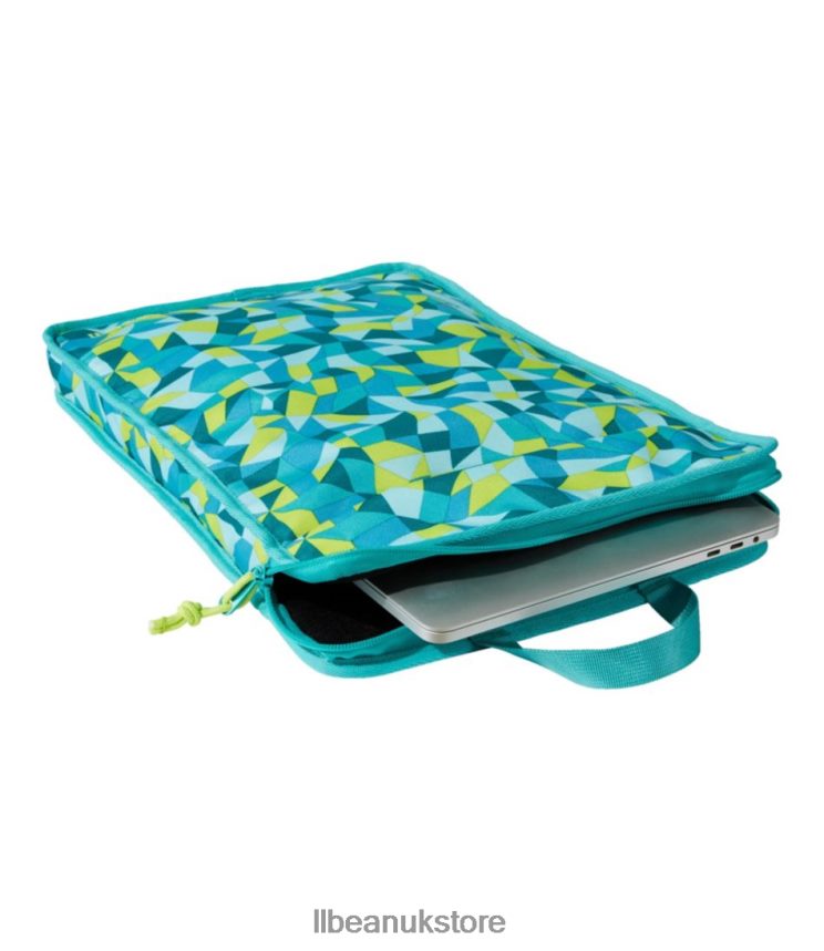 Accessories L.L.Bean Padded Laptop Sleeve Print Bright Navy Flower Unisex 0VRR664268