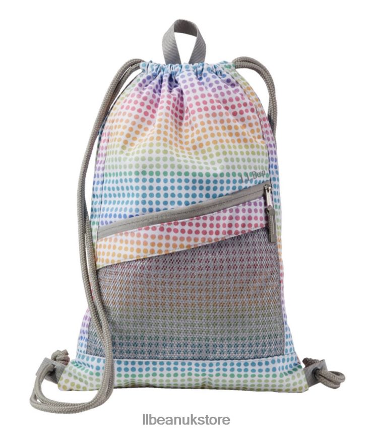 Accessories L.L.Bean Drawstring Cinch Pack Rainbow Dots Unisex 0VRR664284