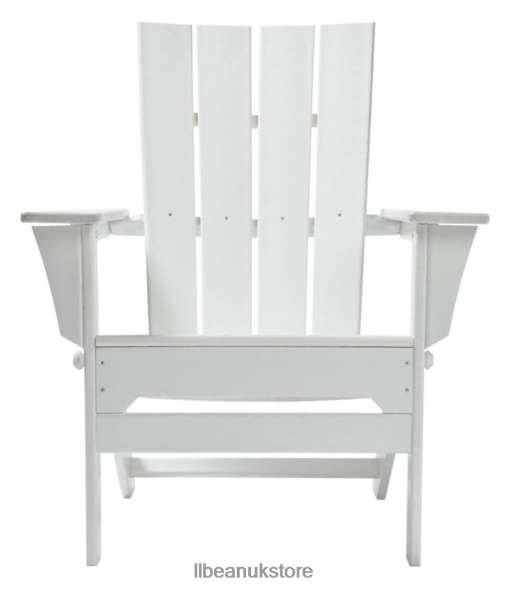 Backyard & Patio L.L.Bean All-Weather Adirondack Chair Square-Back Slate Gray Unisex 0VRR667277
