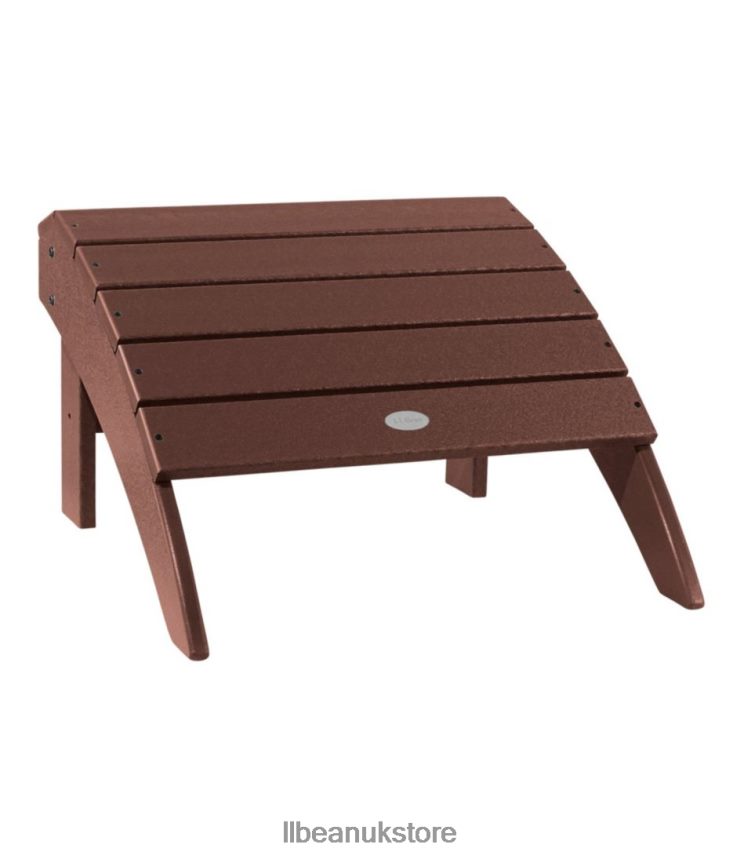 Backyard & Patio L.L.Bean All-Weather Adirondack Footstool Mahogany Unisex 0VRR666826