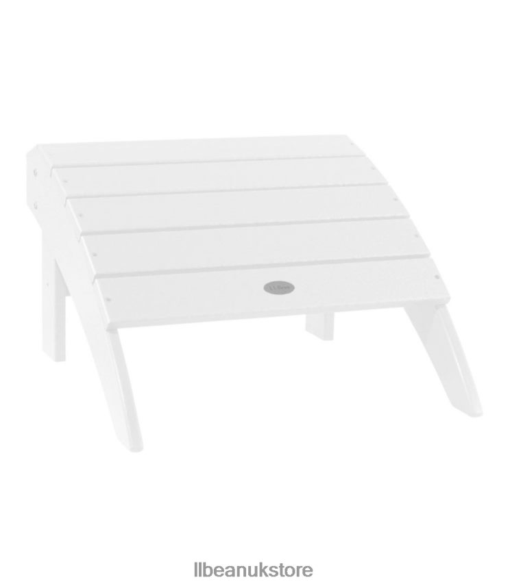 Backyard & Patio L.L.Bean All-Weather Adirondack Footstool White Unisex 0VRR667266