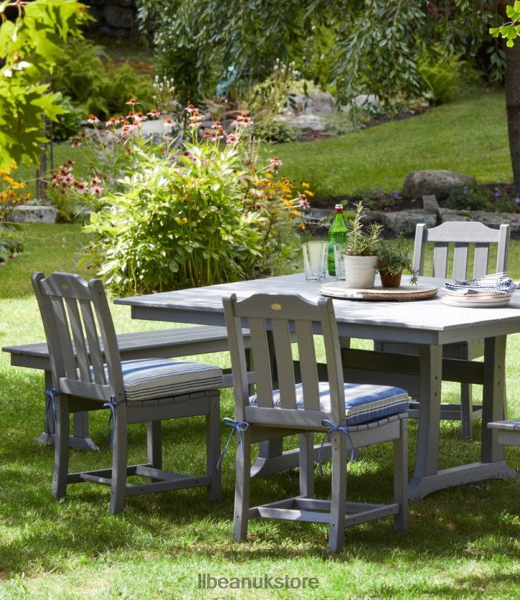 Backyard & Patio L.L.Bean All-Weather Armless Dining Chair Set of Two Green Unisex 0VRR662631