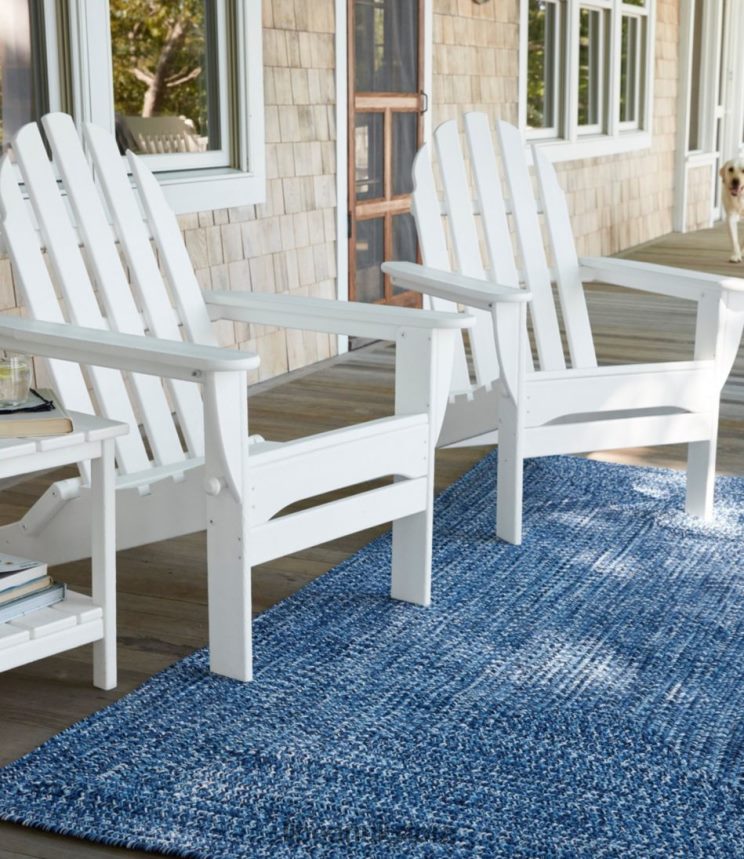 Backyard & Patio L.L.Bean All-Weather Classic Adirondack Chair Classic Navy Unisex 0VRR662588