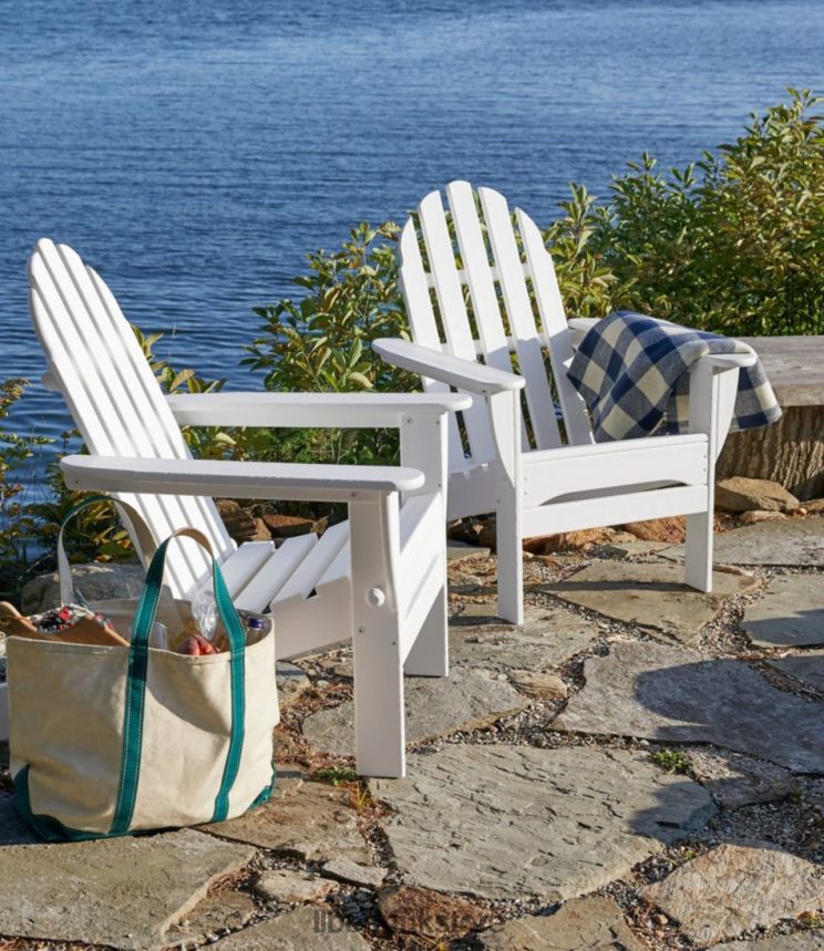 Backyard & Patio L.L.Bean All-Weather Classic Adirondack Chair Slate Gray Unisex 0VRR667265