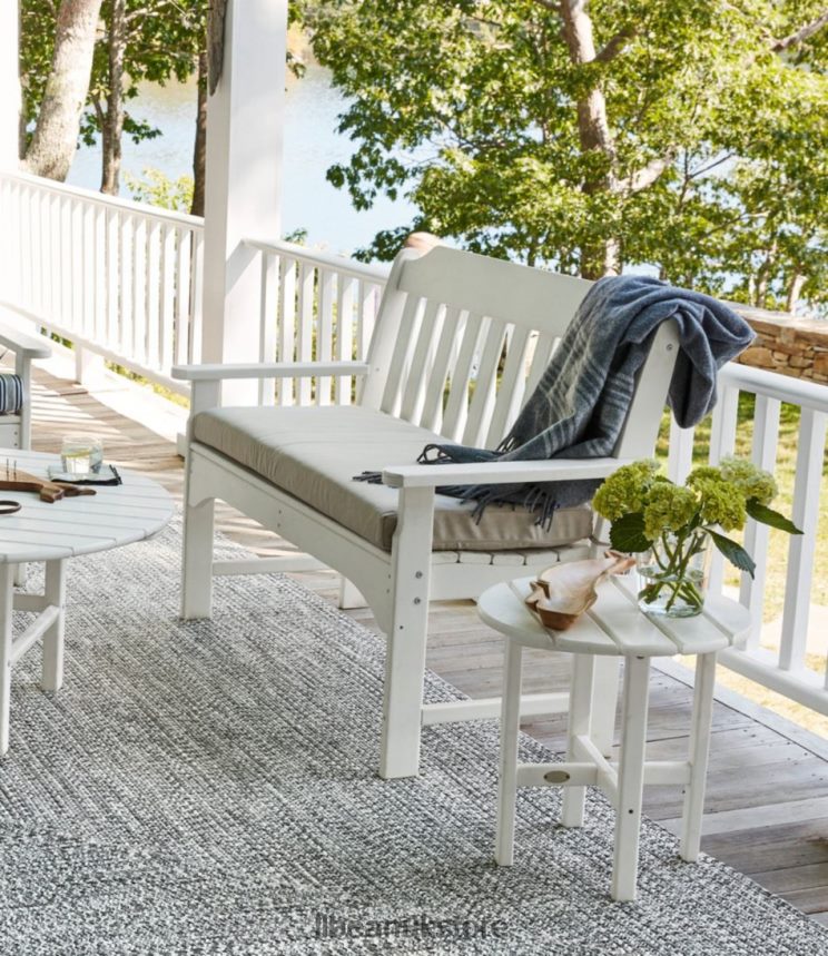 Backyard & Patio L.L.Bean All-Weather Garden Bench Green Unisex 0VRR662644