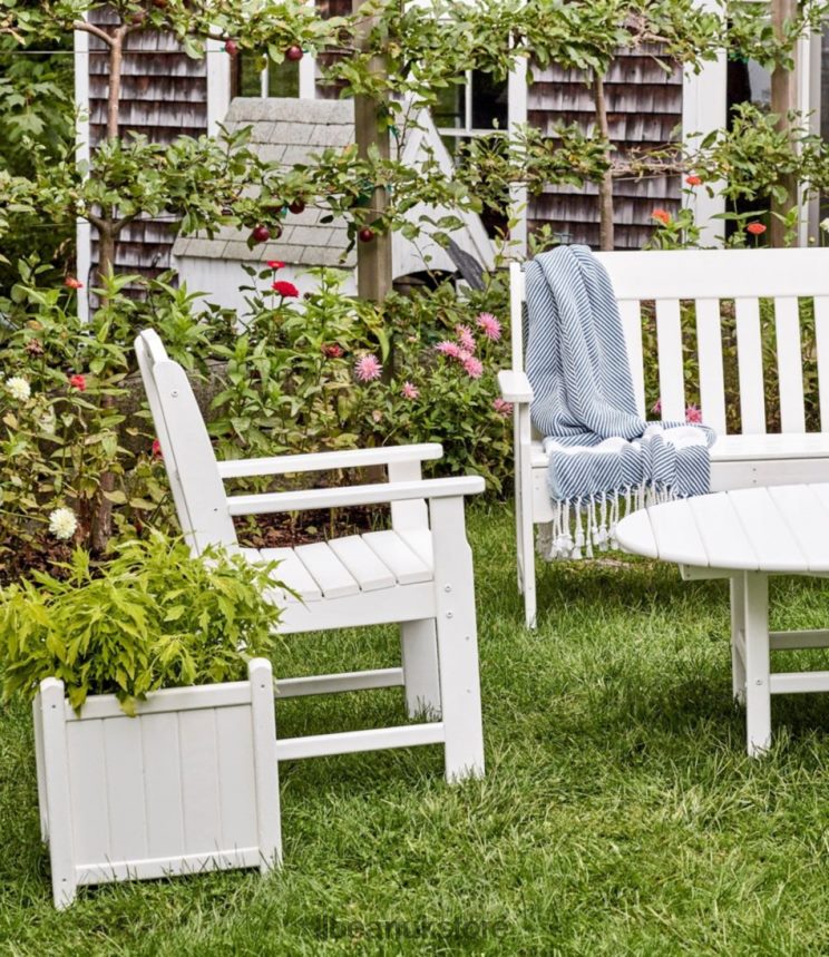 Backyard & Patio L.L.Bean All-Weather Garden Chair White Unisex 0VRR664476