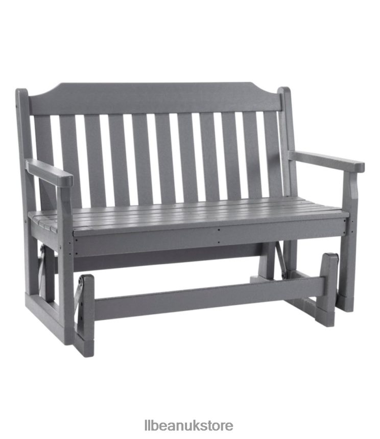 Backyard & Patio L.L.Bean All-Weather Glider Slate Gray Unisex 0VRR664474