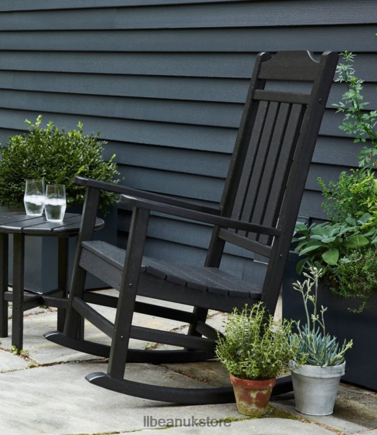 Backyard & Patio L.L.Bean All-Weather Porch Rocker Slate Gray Unisex 0VRR666341