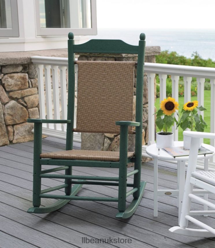 Backyard & Patio L.L.Bean All-Weather Presidential Rocker Green Unisex 0VRR665622