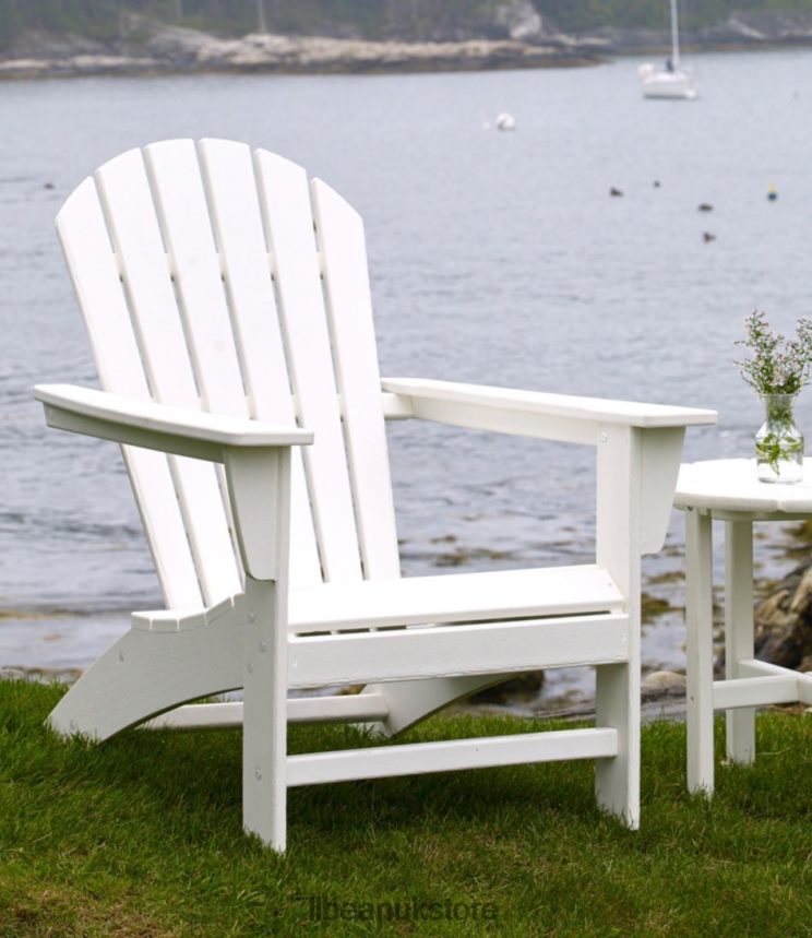Backyard & Patio L.L.Bean All-Weather Waterfall Adirondack Chair Slate Gray Unisex 0VRR667253