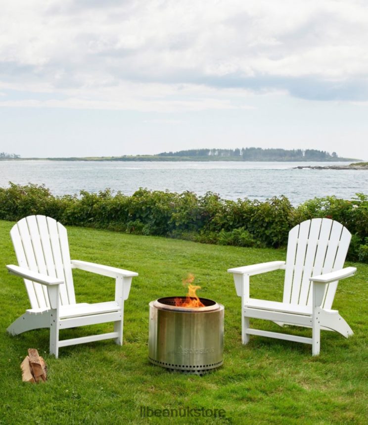 Backyard & Patio L.L.Bean All-Weather Waterfall Adirondack Chair Slate Gray Unisex 0VRR667253