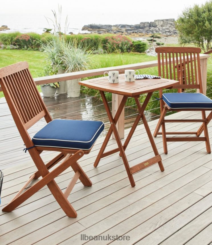Backyard & Patio L.L.Bean Eucalyptus 3-Piece Bistro Set Natural Unisex 0VRR662811