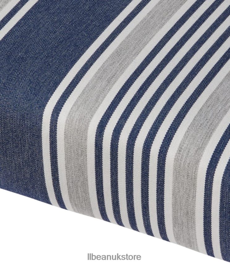 Backyard & Patio L.L.Bean Casco Bay Adirondack Chair Seat Cushion Stripe Navy/Gray Multi Unisex 0VRR662618