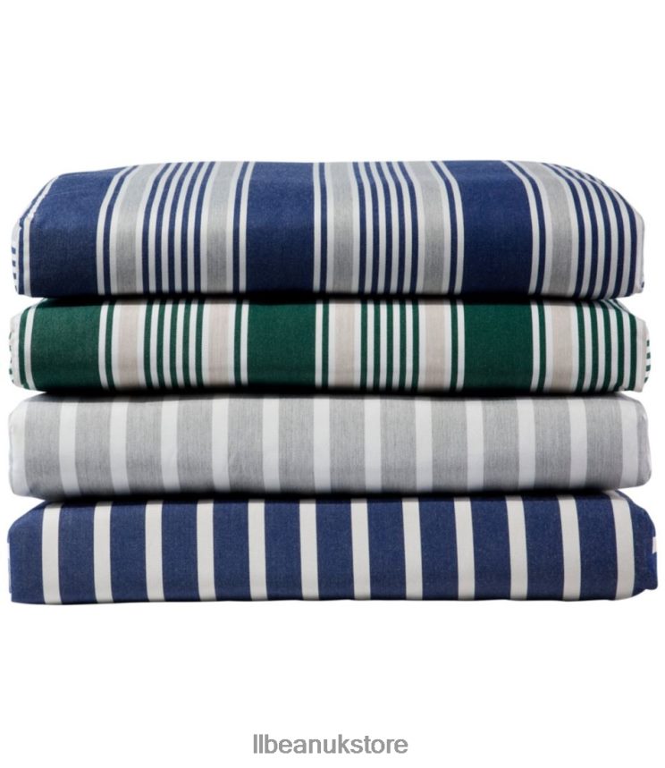 Backyard & Patio L.L.Bean Casco Bay Adirondack Chair Seat and Back Cushion Stripe Green/Sand Multi Unisex 0VRR664410