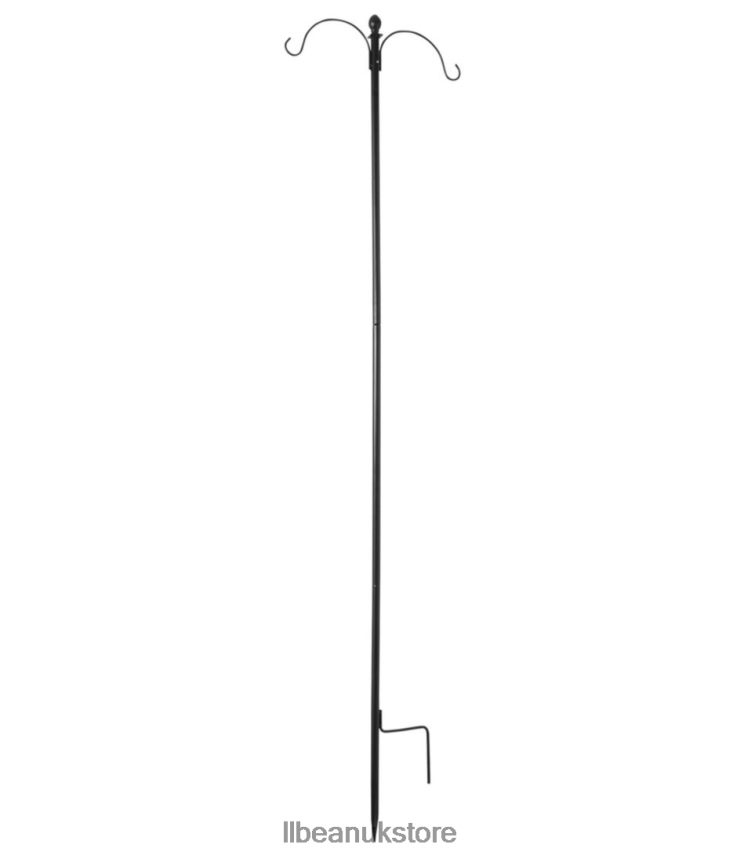 Backyard & Patio L.L.Bean Double Shepherds Hook Black Unisex 0VRR662820